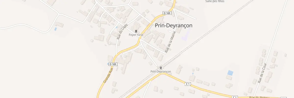 Plan du 3 Imp de la Gare à Prin-Deyrançon