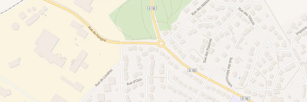 Plan du 31 Rue de Parigné à Mayenne
