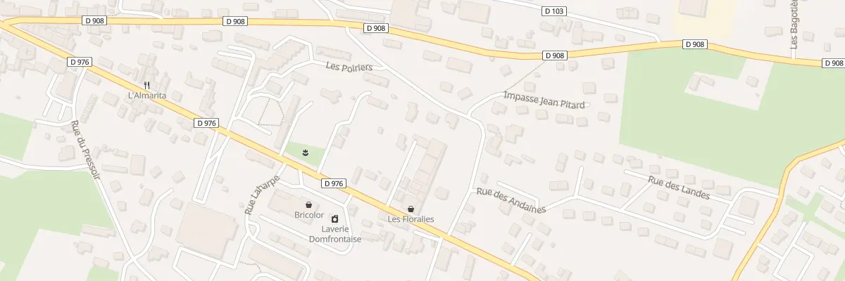Plan du 83B Rue du Maréchal Foch à Domfront en Poiraie