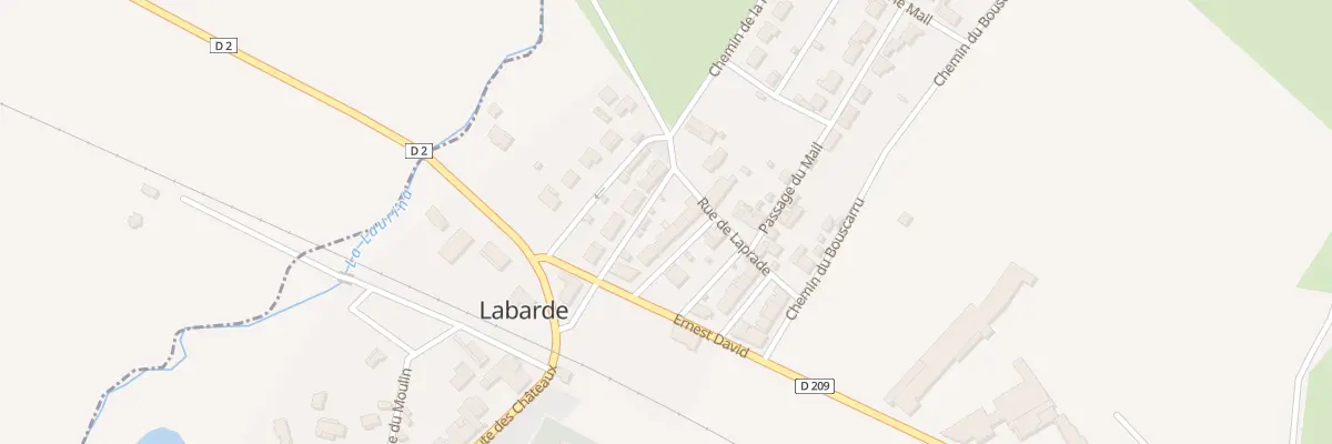 Plan du 5 Rue Jean Bouchet à Labarde