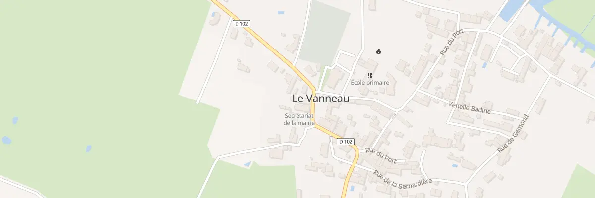 Plan du 4 Rue de la Mairie au Vanneau-Irleau