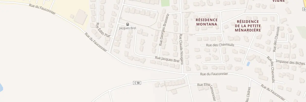 Plan du 1 Rue Georges Brassens à Mayenne