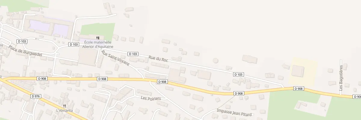 Plan du 9 Rue du Roc à Domfront en Poiraie