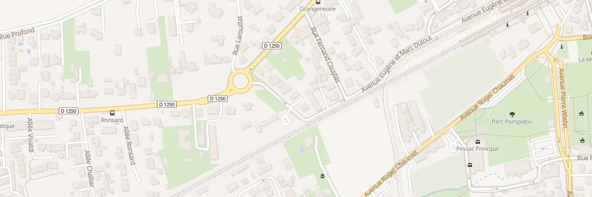 Plan du 8 Rue du Prof Sabrazes à Pessac