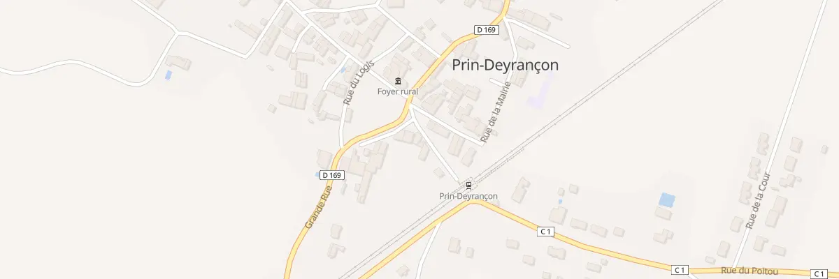 Plan du 2B Imp de la Gare à Prin-Deyrançon