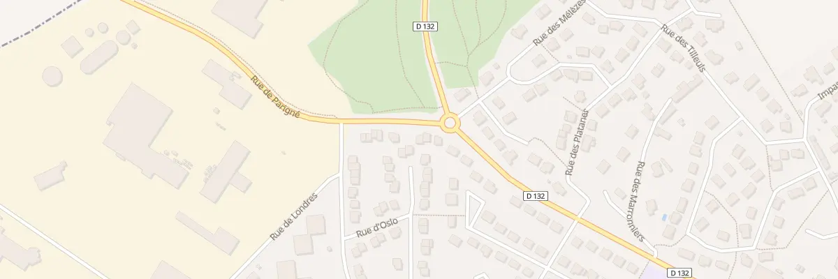 Plan du 37 Rue de Parigné à Mayenne