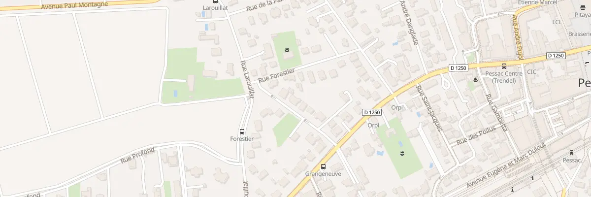 Plan du 9 Rue Edmond Grangeneuve à Pessac