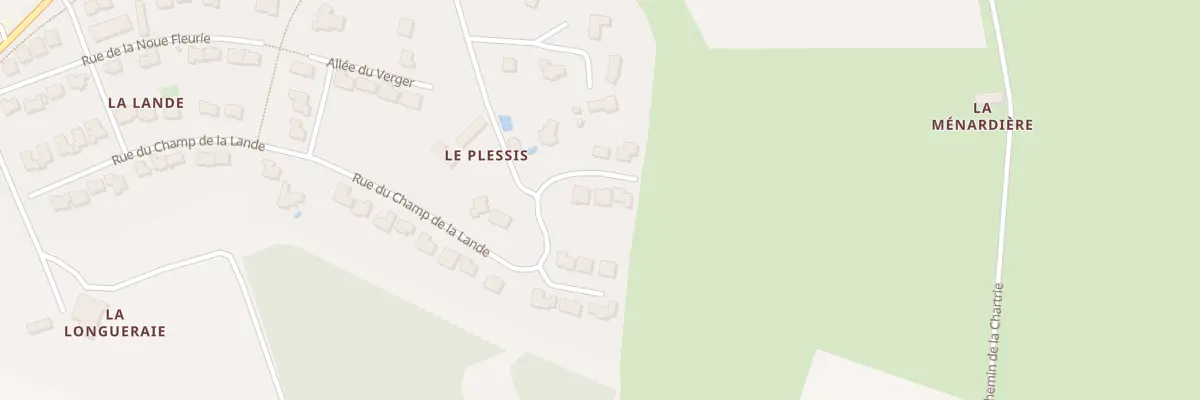 Plan du 42 Rue du Champ De La Lande à Saint-Baudelle