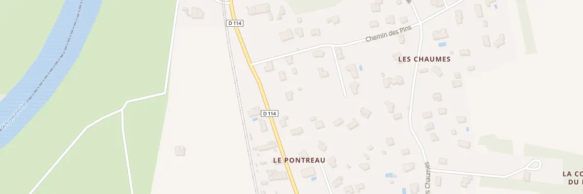 Plan du 190 Rte du Val de Charente à Bussac-sur-Charente