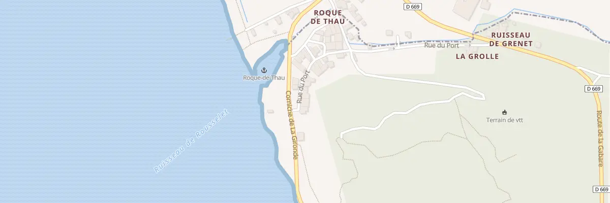 Plan du 6 Rue du Port à Gauriac