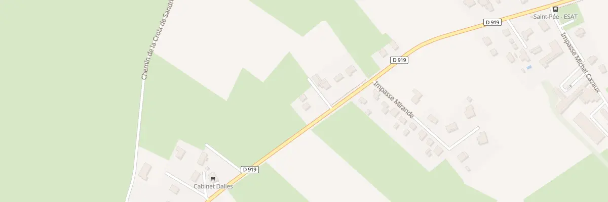 Plan du 44 Av du 19 Mars 1962 à Oloron-Sainte-Marie