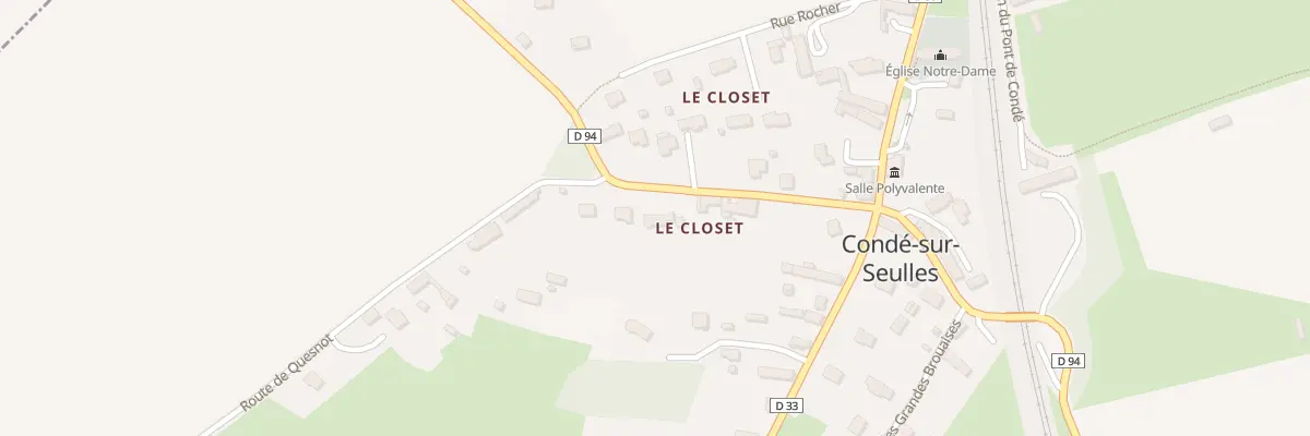 Plan du 5 Rte de Bellefontaine à Condé-sur-Seulles