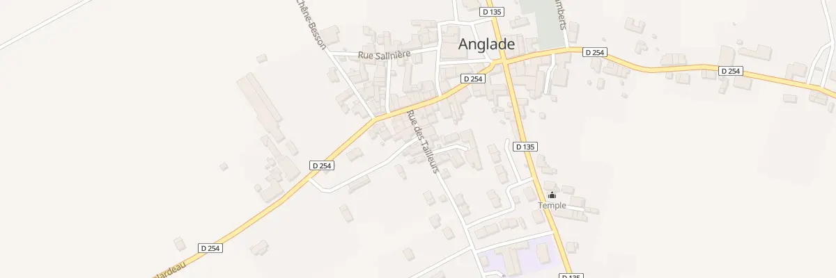 Plan du 15 Le Bourg-ouest à Anglade