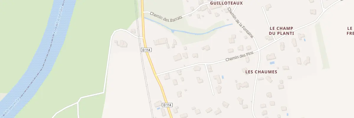 Plan du 7 Che des Pins à Bussac-sur-Charente