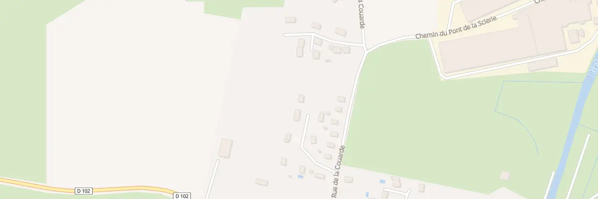 Plan du 9 Imp de la Couarde au Vanneau-Irleau