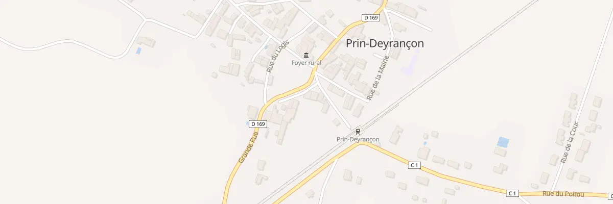 Plan du 1 Imp des Chenes à Prin-Deyrançon