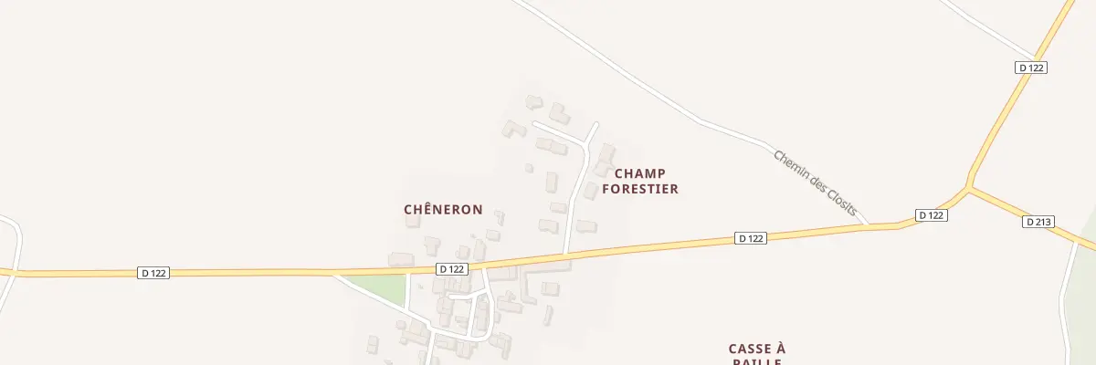 Plan du 3 Rue du Champ Forestier à Saint-Loup