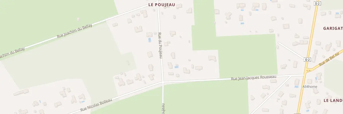 Plan du 37A Rue du Poujeau à Blanquefort