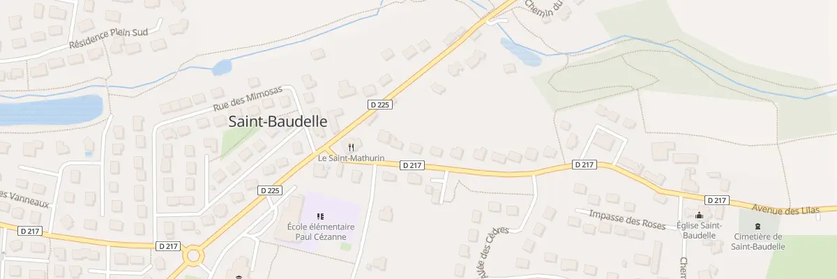Plan du 25 Av des Lilas à Saint-Baudelle