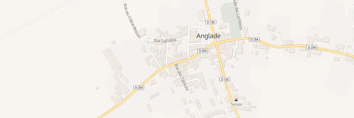 Plan du 124 Le Bourg-ouest à Anglade