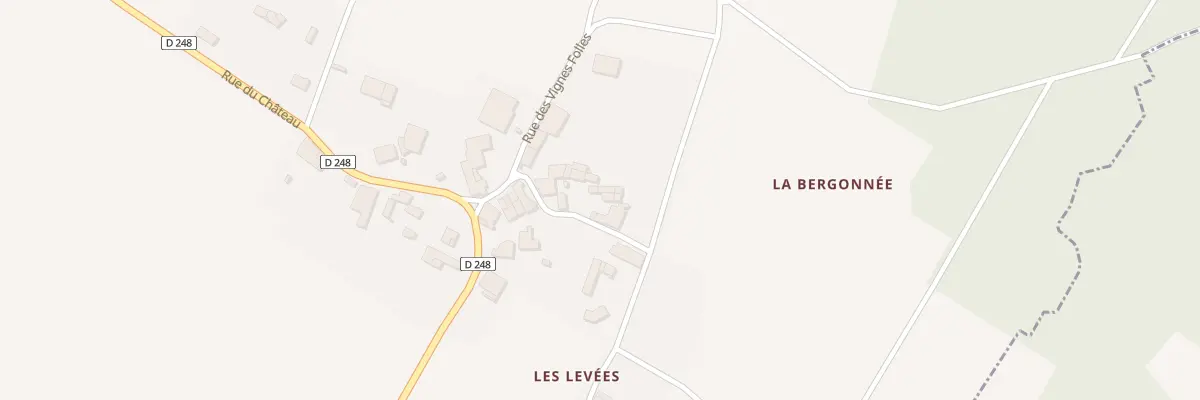Plan du 11 Rue de la Bergonnée à Tanzac