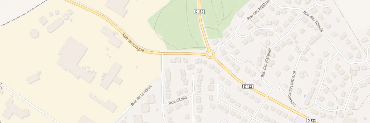 Plan du 65 Rue de Parigné à Mayenne