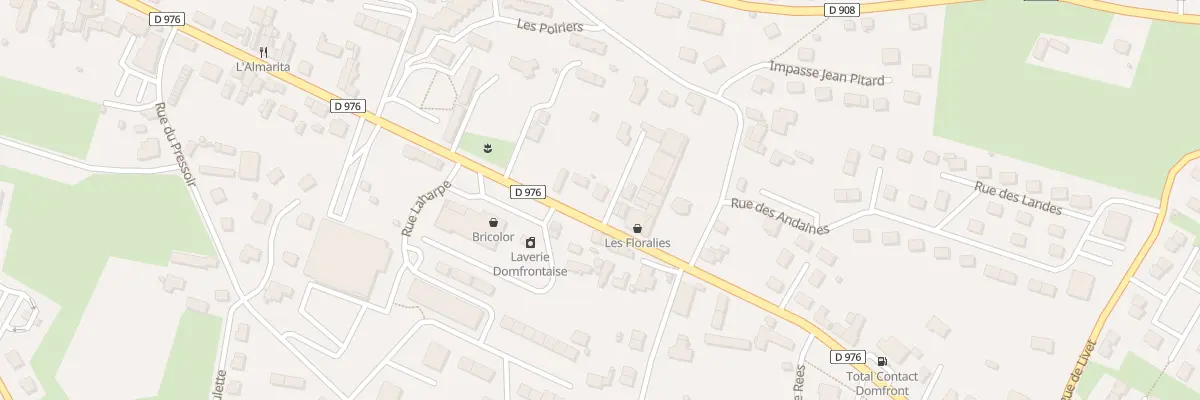 Plan du 83 Rue du Maréchal Foch à Domfront en Poiraie