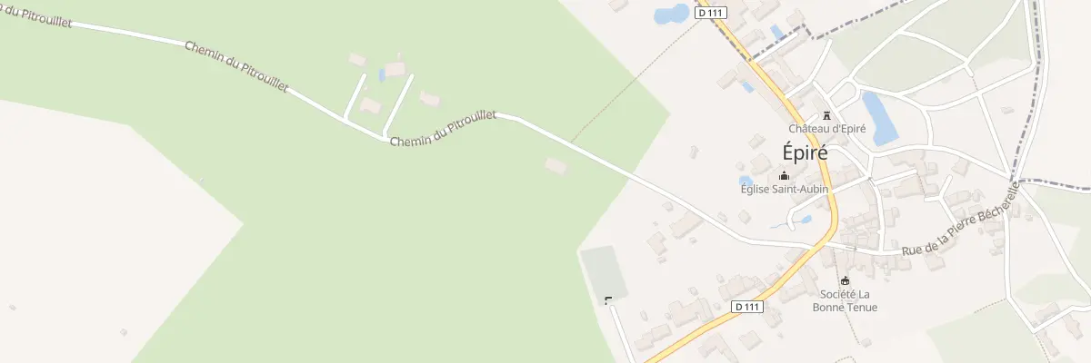 Plan du 9 Che du Pitrouillet à Savennières