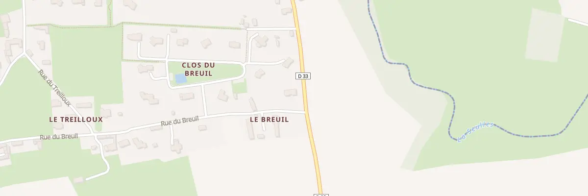 Plan du 2 Rue du Breuil à Nonant