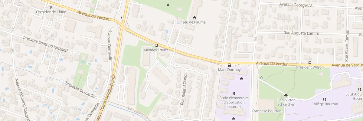 Plan du 4 Rue Emile-Antoine Bourdelle à Mérignac