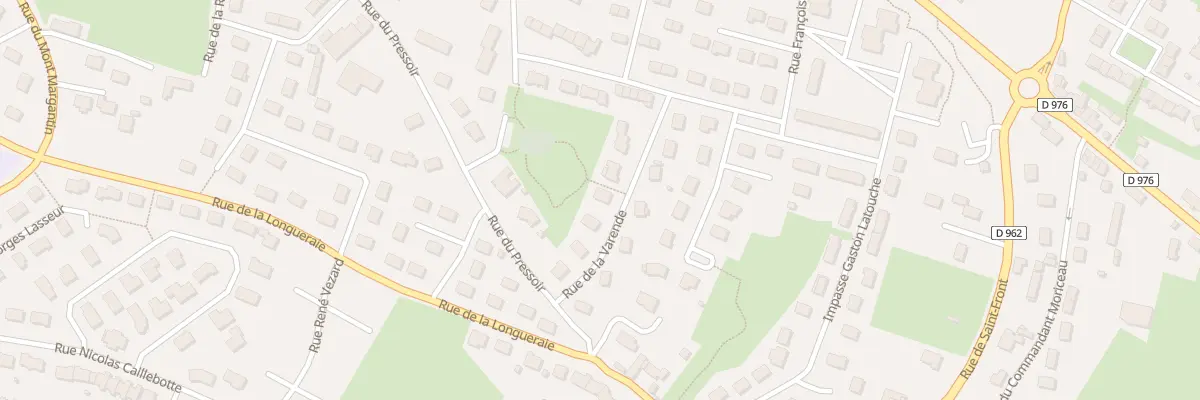 Plan du 24 Rue de la Varende à Domfront en Poiraie