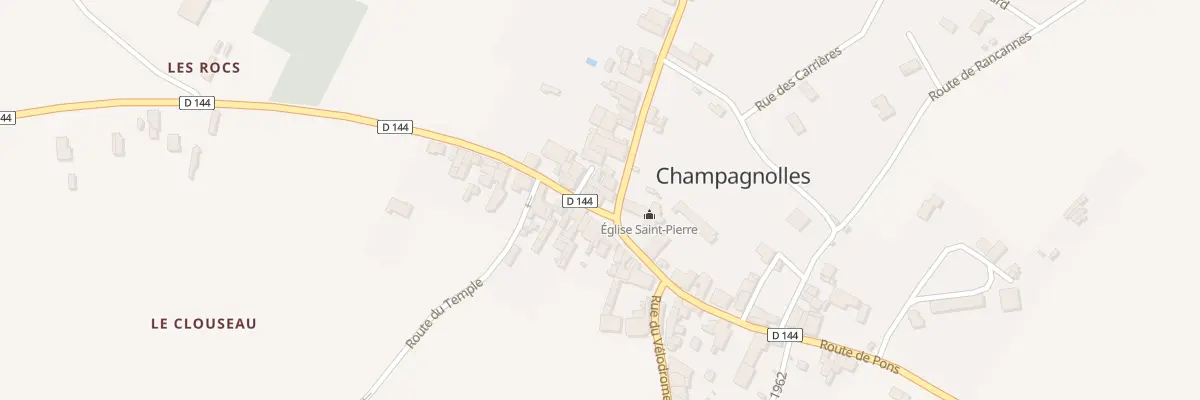 Plan du 2 Rte de St Germain à Champagnolles