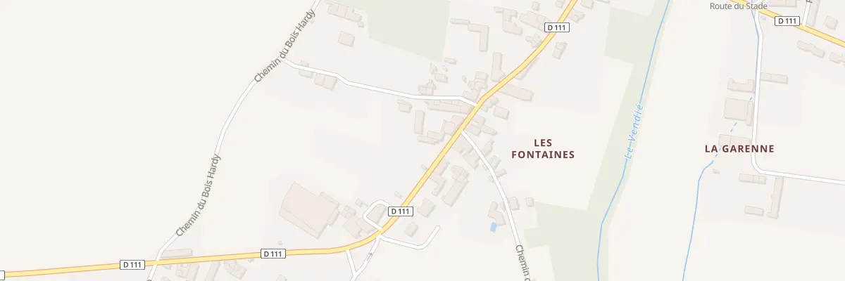 Plan du 34 Rte de Surgères à Marsais