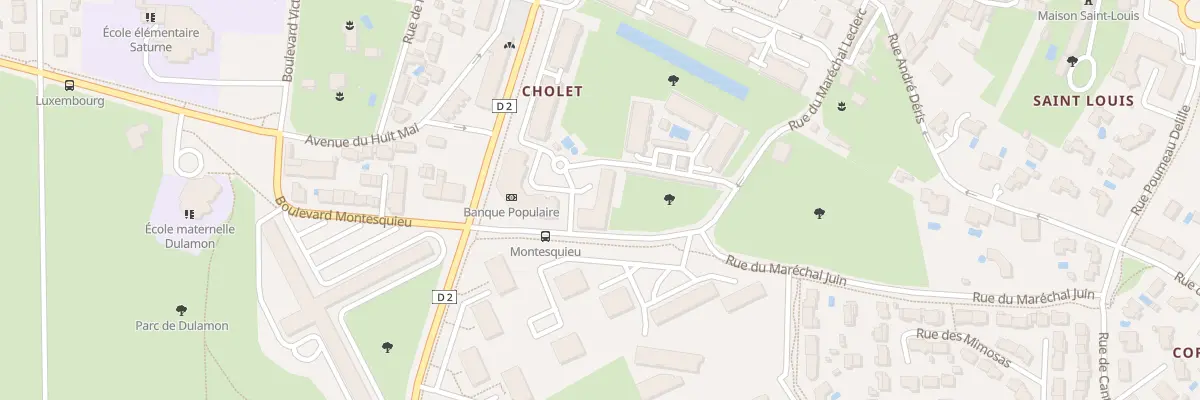 Plan du 2 Rue Bothiron à Blanquefort