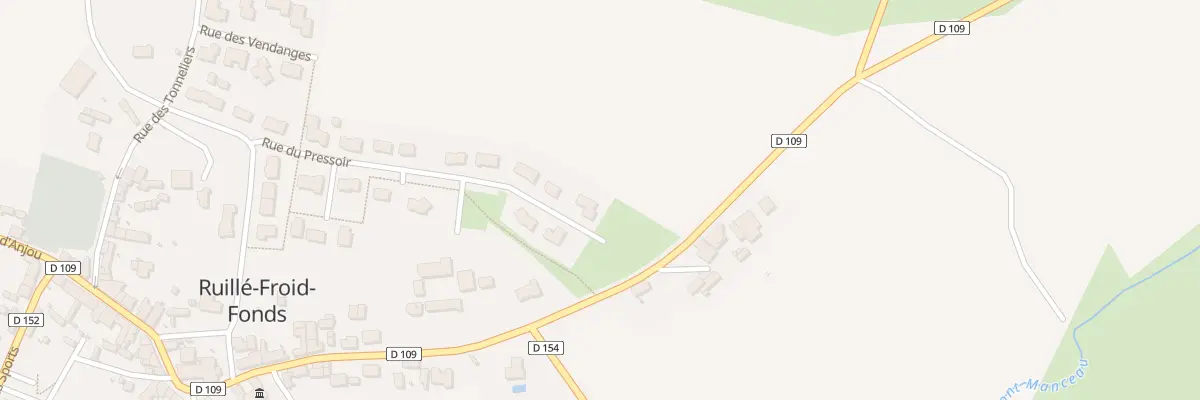 Plan du 17 Rue du Pressoir à Ruillé-Froid-Fonds