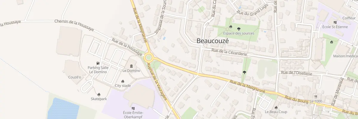 Plan du 22 Rue de la Meignanne à Beaucouzé