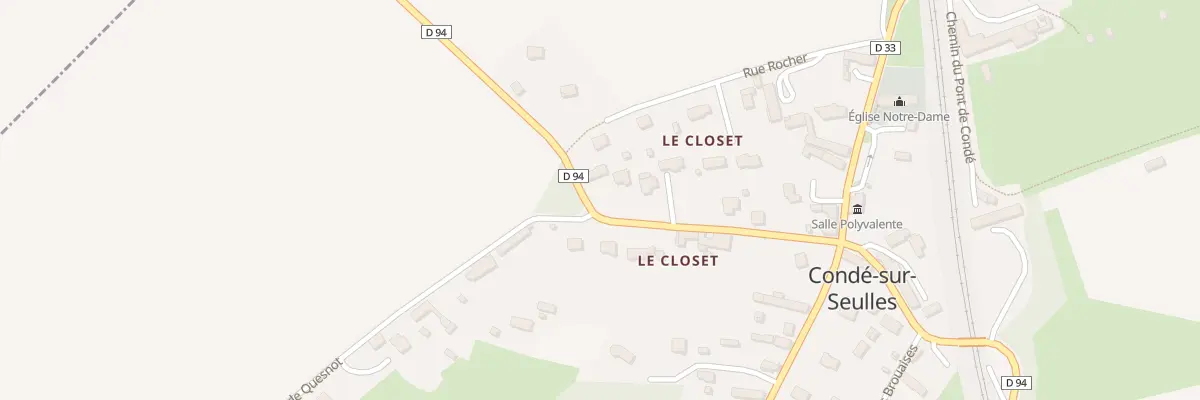 Plan du 14 Rte de Bellefontaine à Condé-sur-Seulles