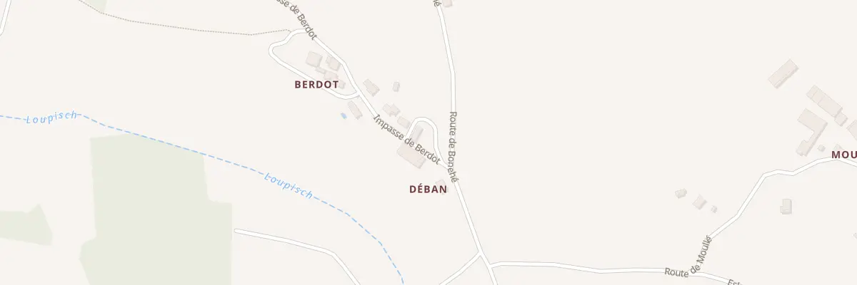 Plan du 40 Imp de Berdot à Mesplède