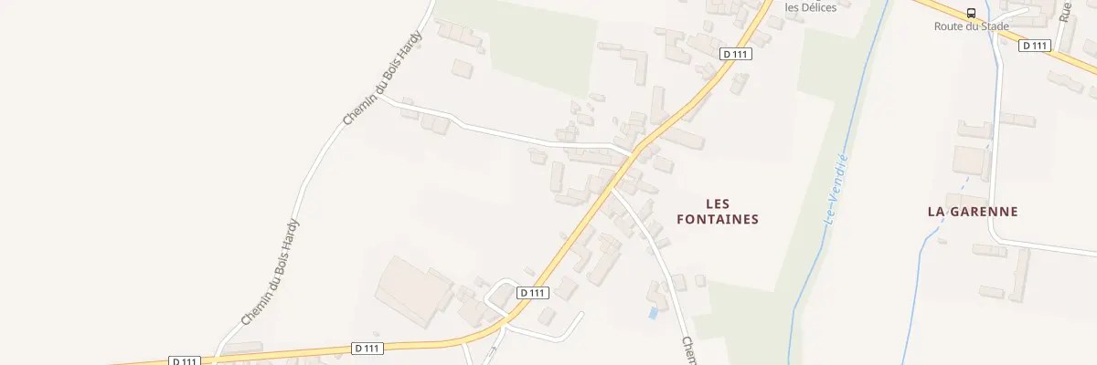 Plan du 3 Rue de la Moinerie à Marsais