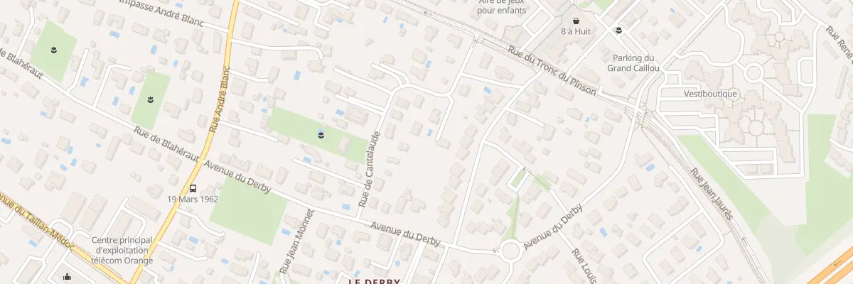 Plan du 9 Rue de Cantelaude à Eysines