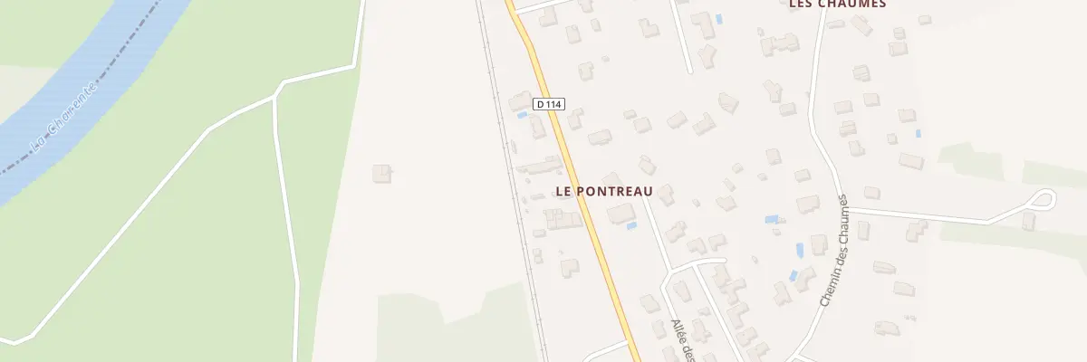 Plan du 183 Rte du Val de Charente à Bussac-sur-Charente
