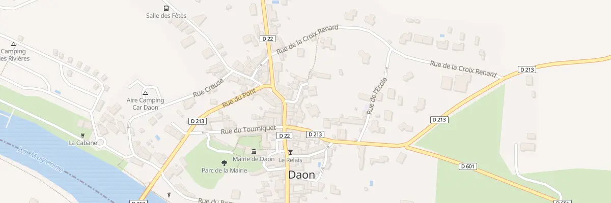 Plan du 2 Imp Buron à Daon