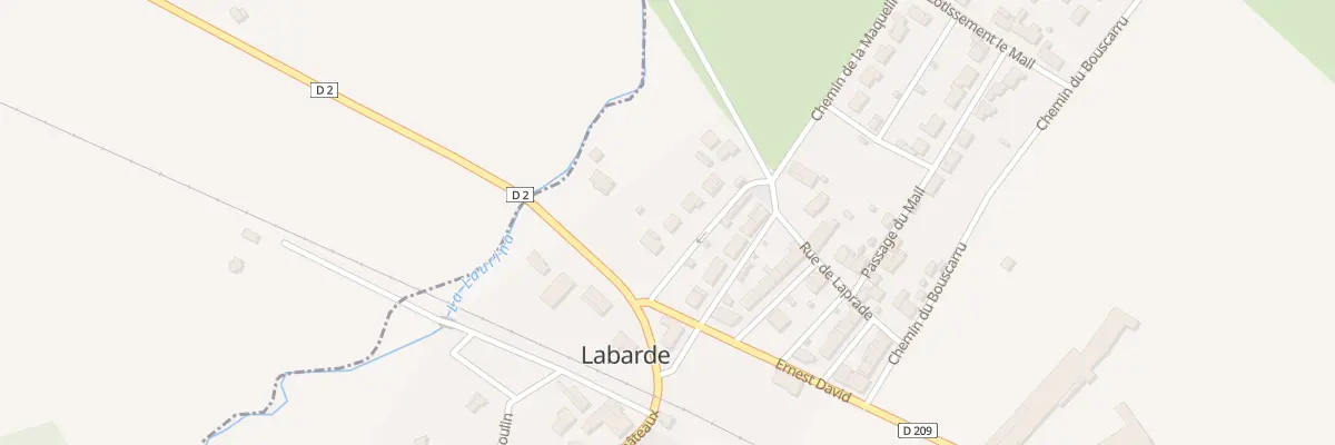 Plan du 3 Che du Lavoir à Labarde