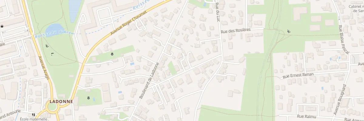 Plan du 9 Rue Jean-Jacques Rousseau à Pessac