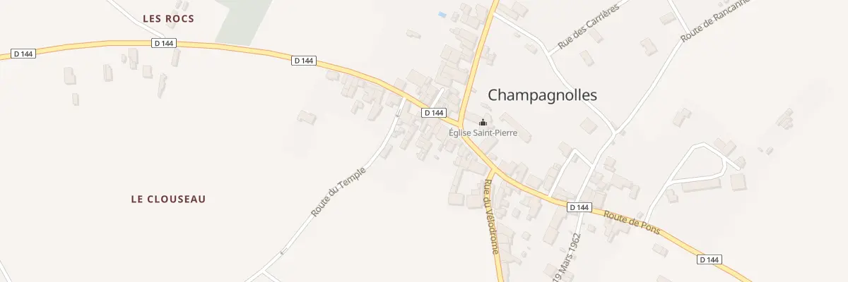 Plan du 3 Rte de St Germain à Champagnolles