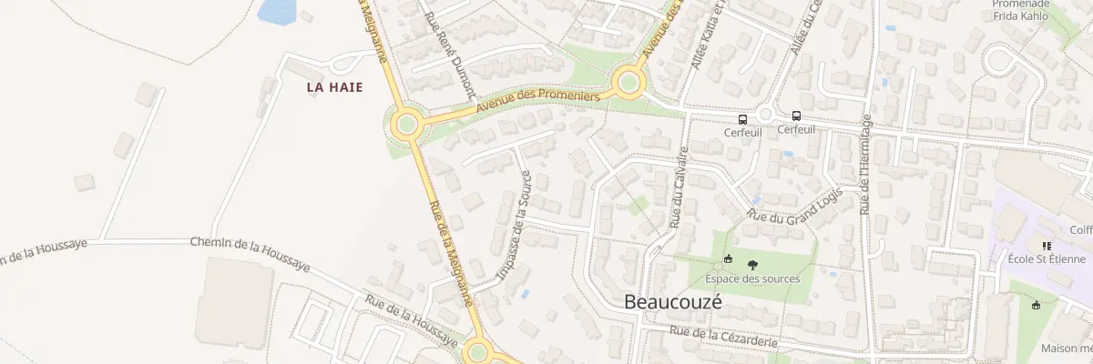 Plan du 6 Imp de la Source à Beaucouzé
