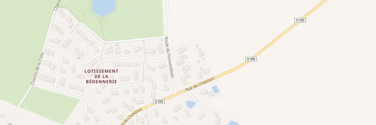 Plan du 5 Rue de Fromentières à Coudray