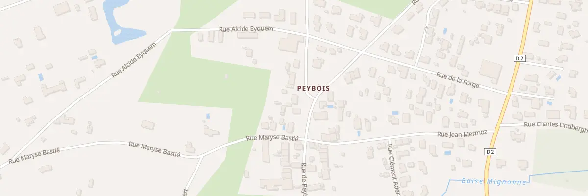 Plan du 4B Rue du Poujeau à Blanquefort