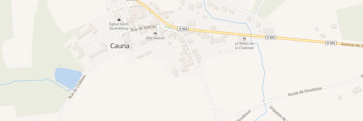 Plan du 124 Rue de Bourg de Bas à Cauna