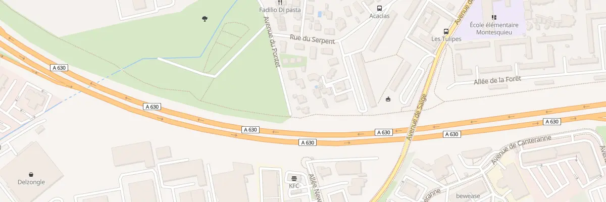 Plan du 41 Av du Pontet à Pessac